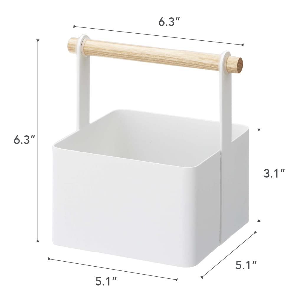Small Steel Wood Storage Basket W906
