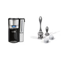 Charcoal Coffee Maker Water Filter Replacement Pods and Handle, 2-Pack and 12 Cup Coffee Maker X24219