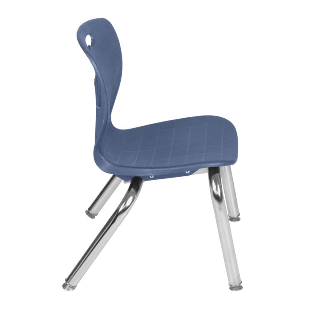 48" Round Mobile Table with 4 Navy Blue Chairs H6967
