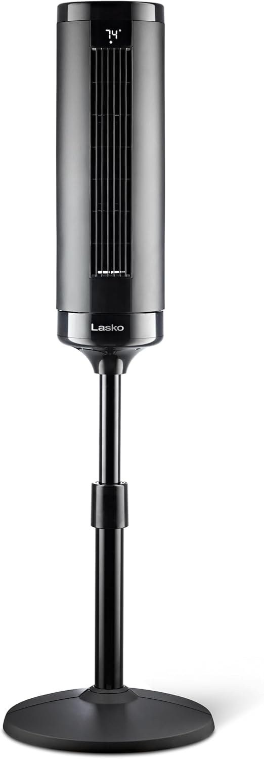 Black Tower Fan with Remote Y308700