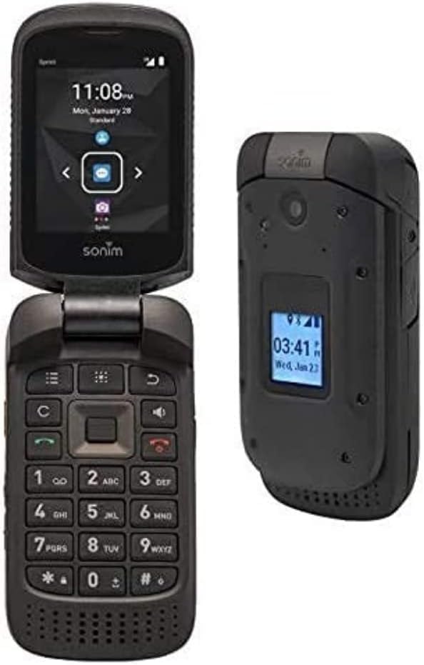 4G LTE 8GB Ultra Rugged Flip Phone Black R889