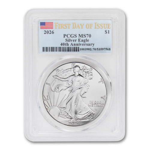 1 oz American Silver Eagle Coin MS-70 I338