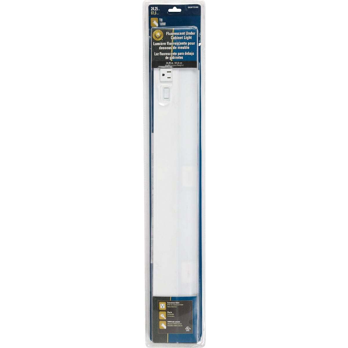 24-Inch Fluorescent Under-Cabinet Light Fixture H227