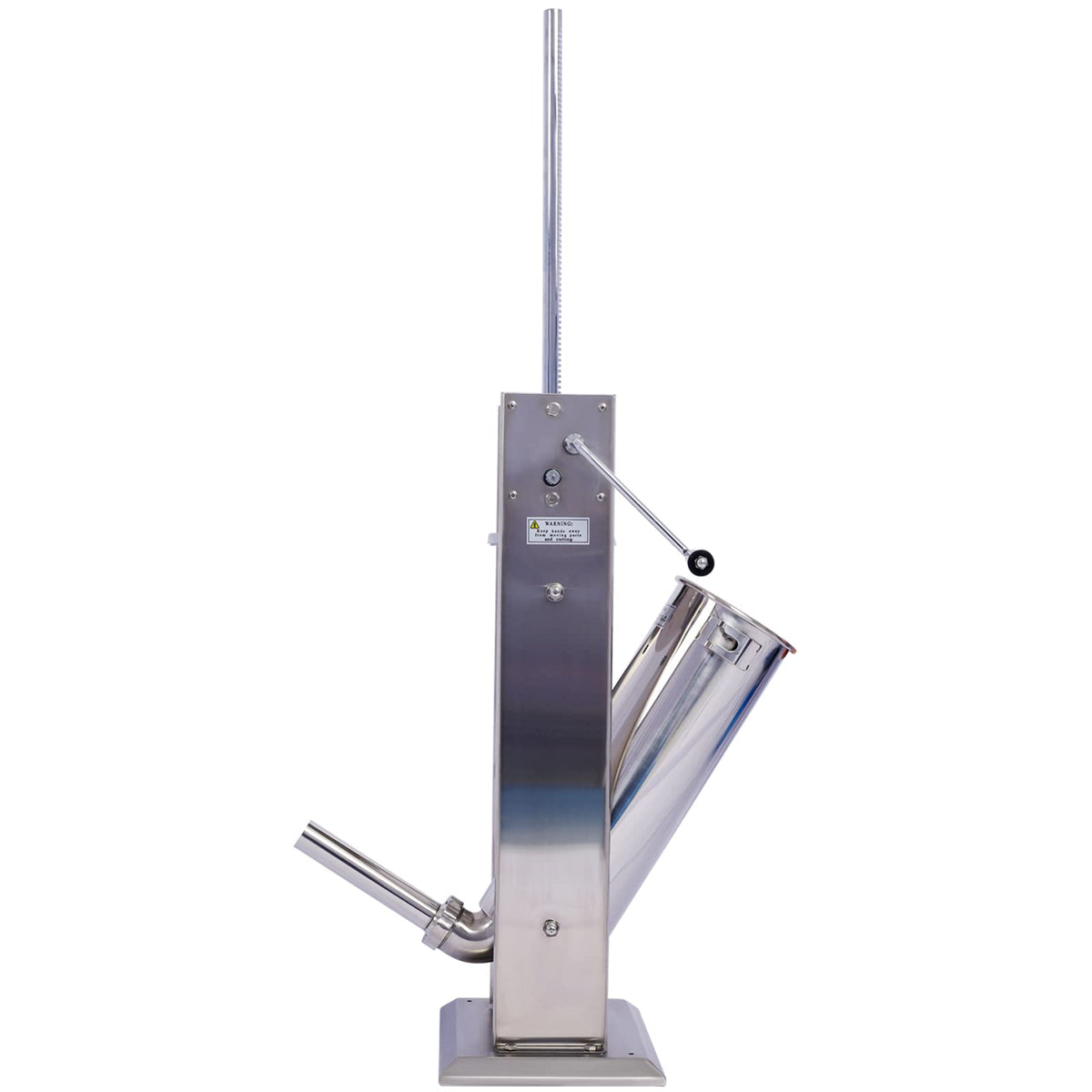 Manual Stainless Steel 15LB Sausage Stuffer with 4 Stuffing Tubes O26989
