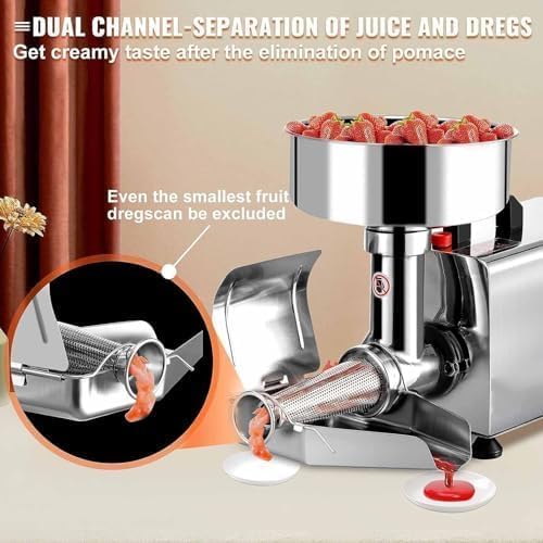 Electric Stainless Steel Tomato Strainer Food Milling Machine P499