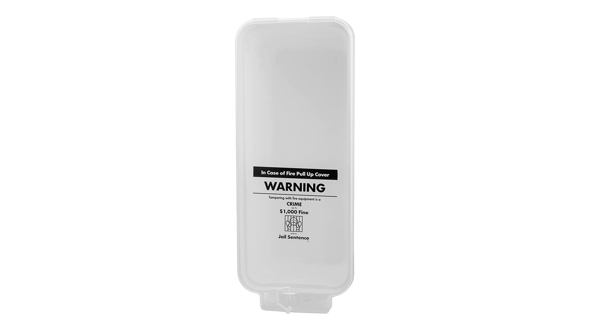 3 Pack White Wall-Mounted Fire Extinguisher Cabinet with Clear Pull-Cover T214946