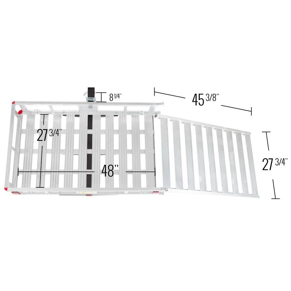 Hitch Cargo Carrier with Ramp M18152