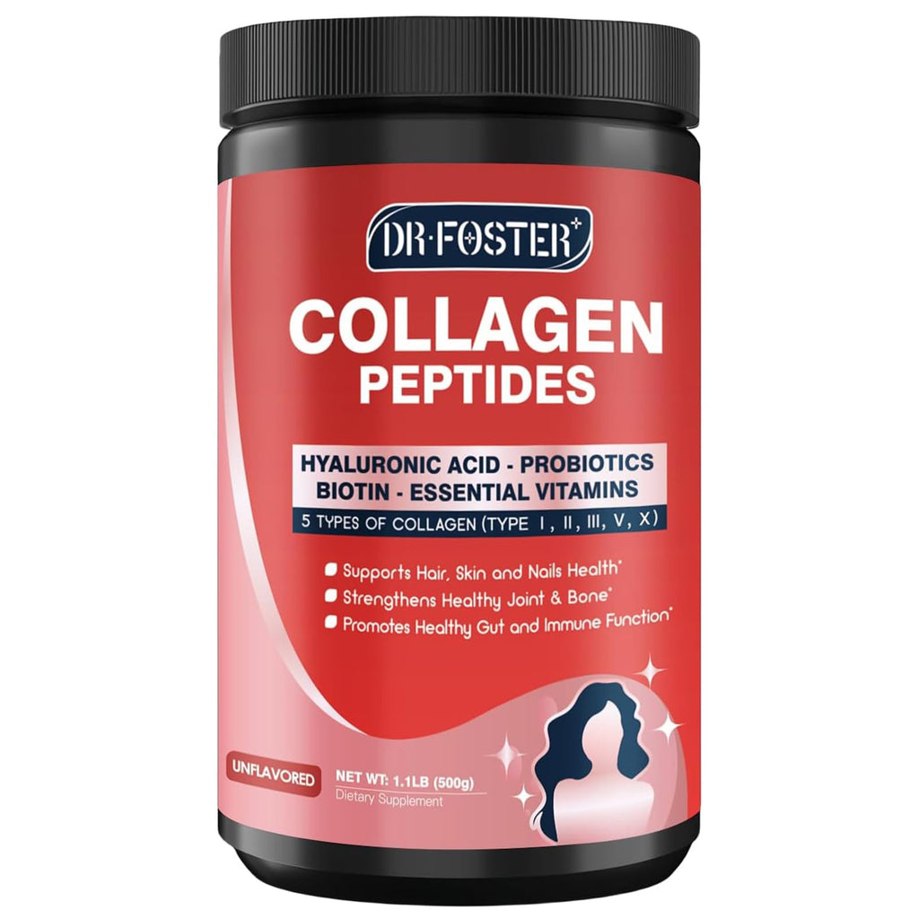 Multi Collagen Peptide Powder with Probiotics Q8943