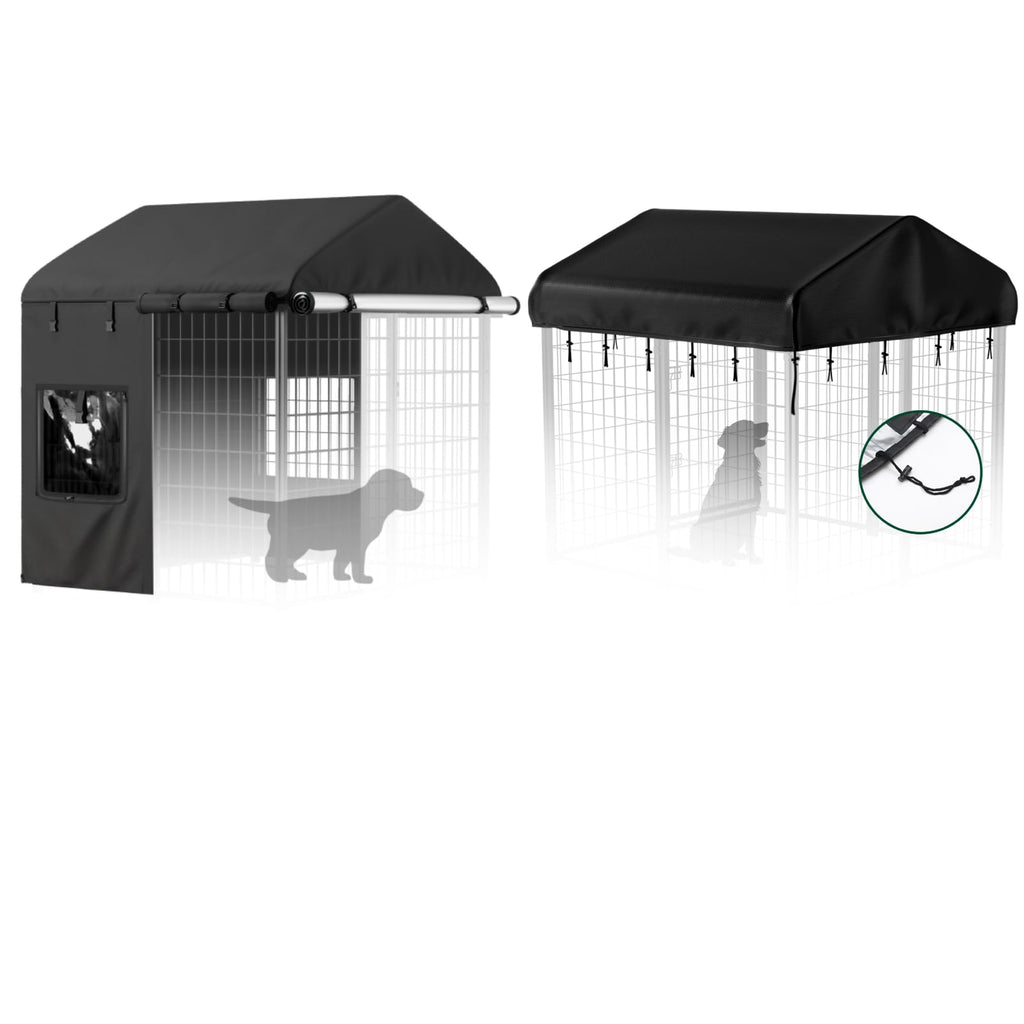 Dog Kennel Cover with 4 Windows P83924