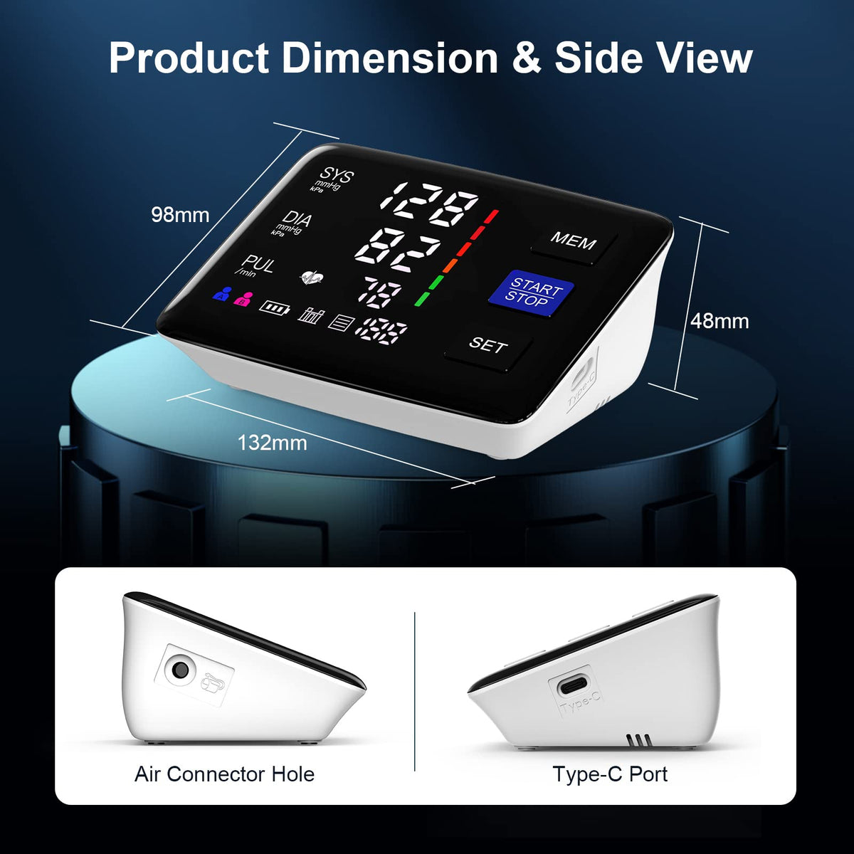 Extra Large Blood Pressure Monitor Cuff Y7076