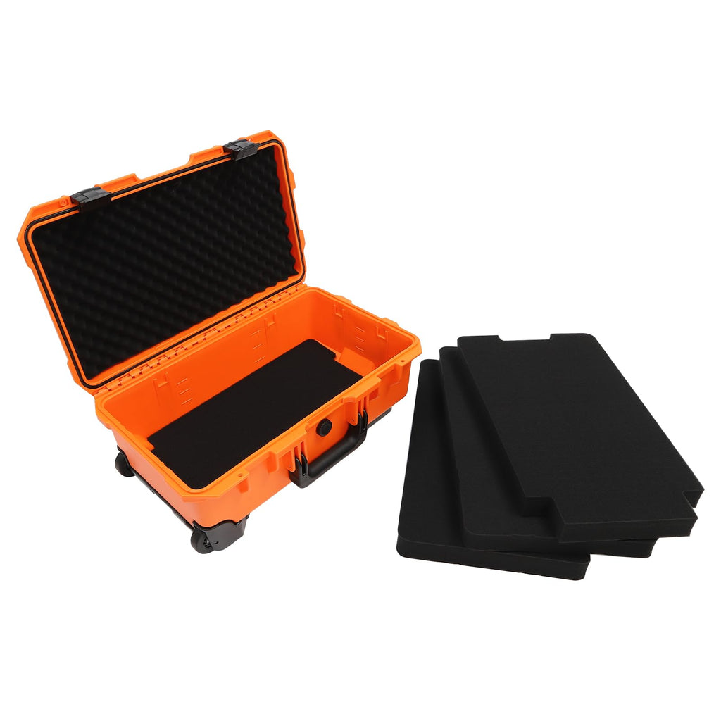 22" Rolling Waterproof Hard Camera Case with Customizable Foam A2637