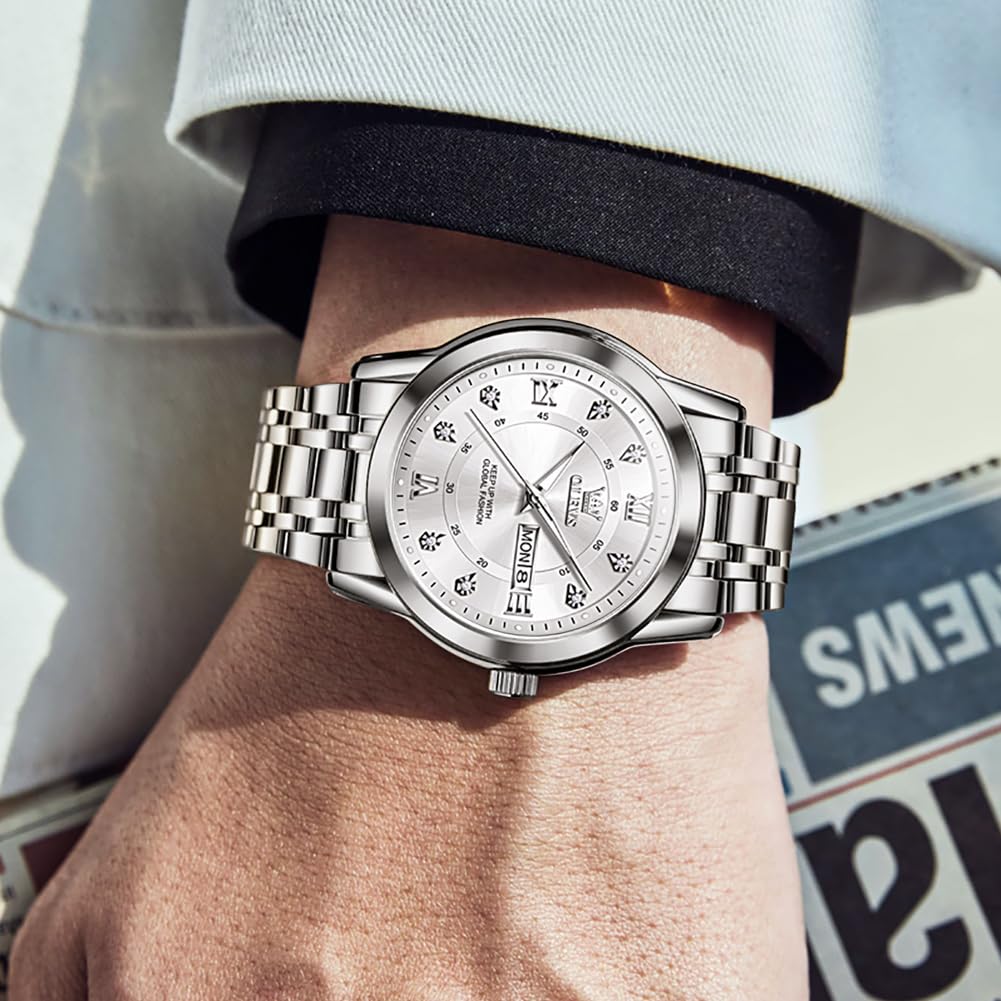 Waterproof Stainless Steel Quartz Dress Watch M308007