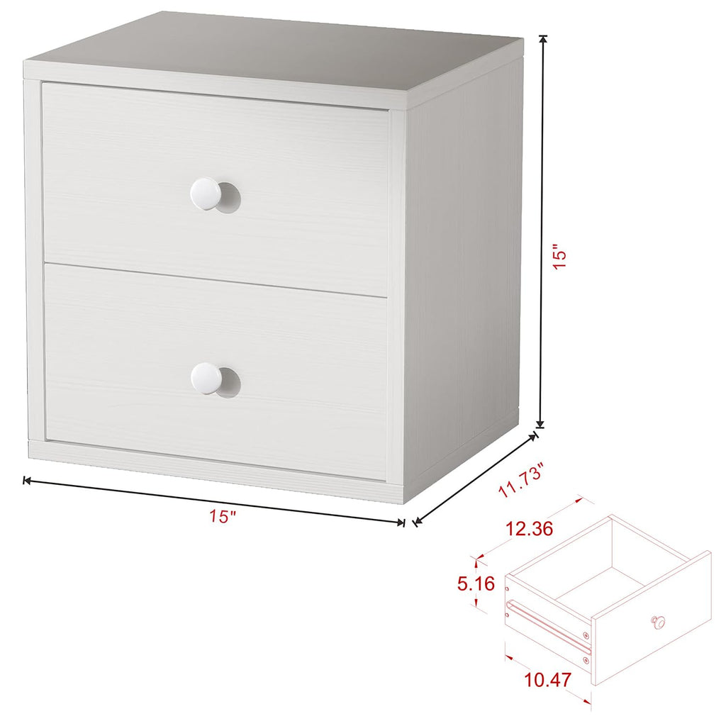 Pure White Cube Storage Organizer R3070