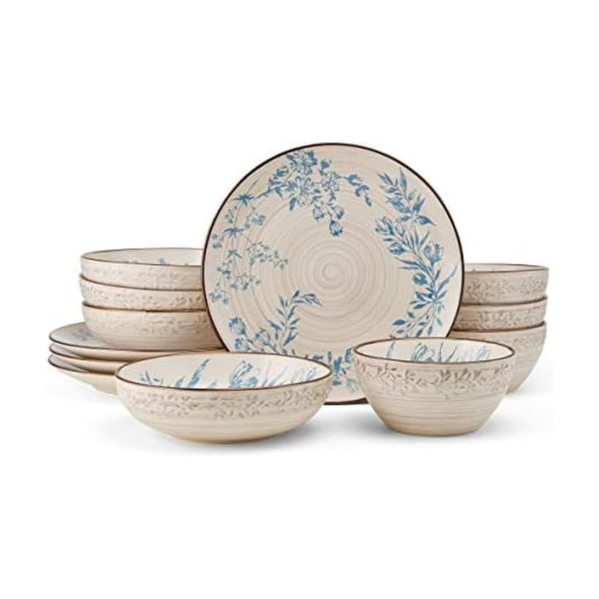 12 Piece Multicolor Dinnerware Set D2824