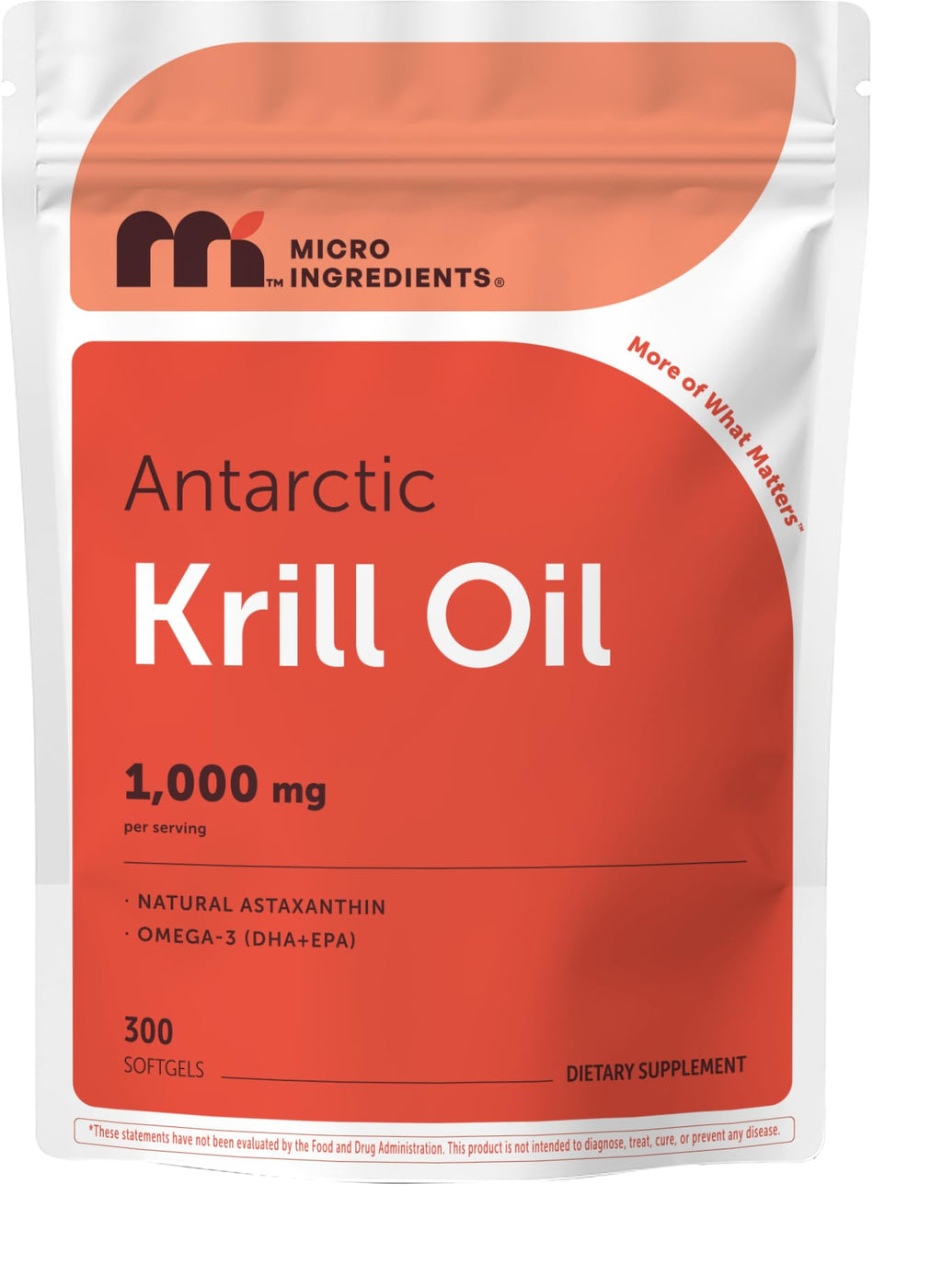 Antarctic Krill Oil 1,000 mg 300 Softgels Omega-3 EPA & DHA V3134