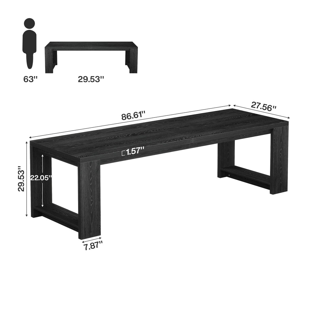 86.6-Inch Two Person Desk I84198