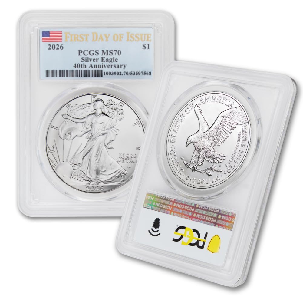 1 oz American Silver Eagle Coin MS-70 I338