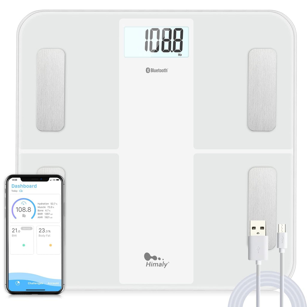 USB Rechargeable Digital Bathroom Scale W9629