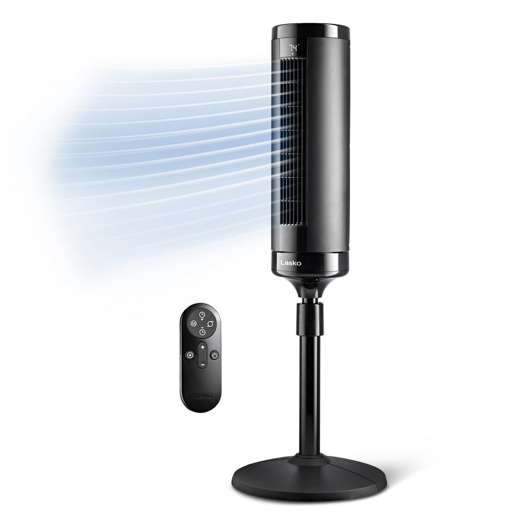 Black Tower Fan with Remote Y308700