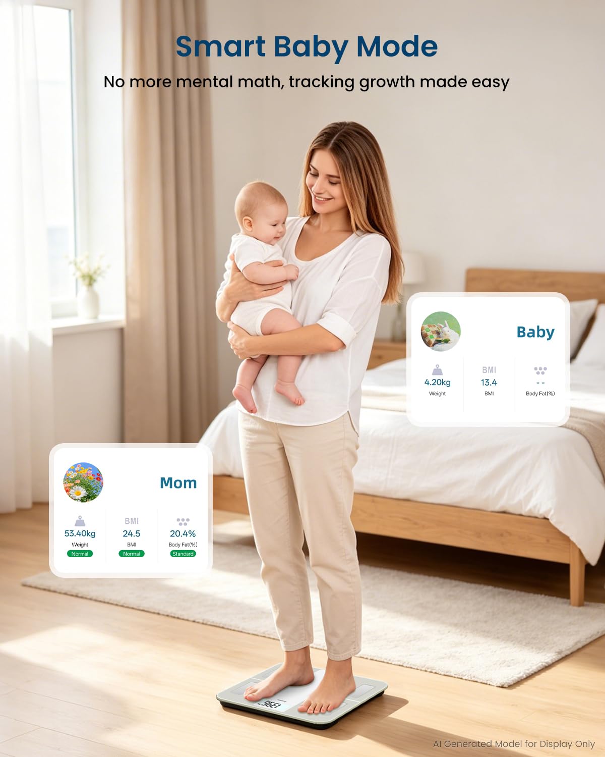 USB Rechargeable Digital Bathroom Scale W9629
