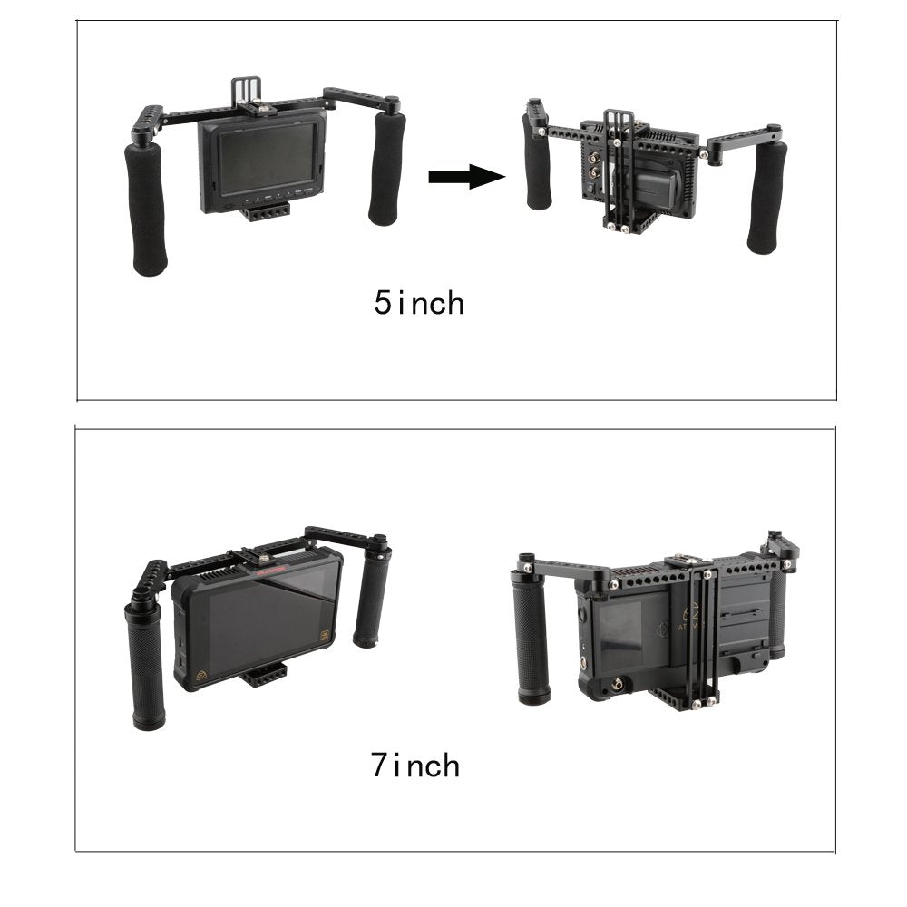 Monitor Cage with Adjustable Handles for 5 and 7 inch LCD Monitor G186913