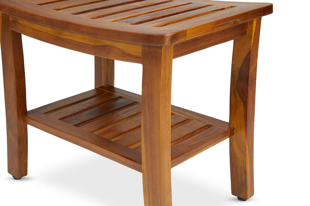 Teak Shower Bench & Stool U1409