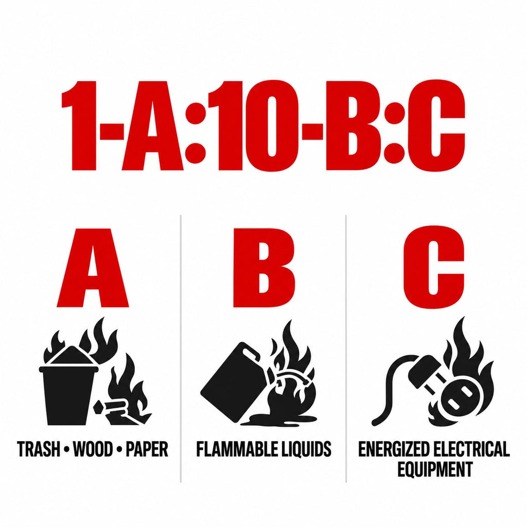 2.5 lb ABC Dry Chemical Fire Extinguishers 1-Pack Z34584