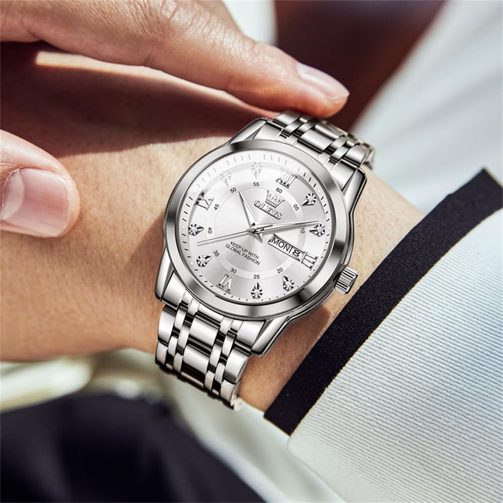 Waterproof Stainless Steel Quartz Dress Watch M308007