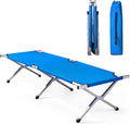Folding Camping Cot with Carry Bag, Blue M449996