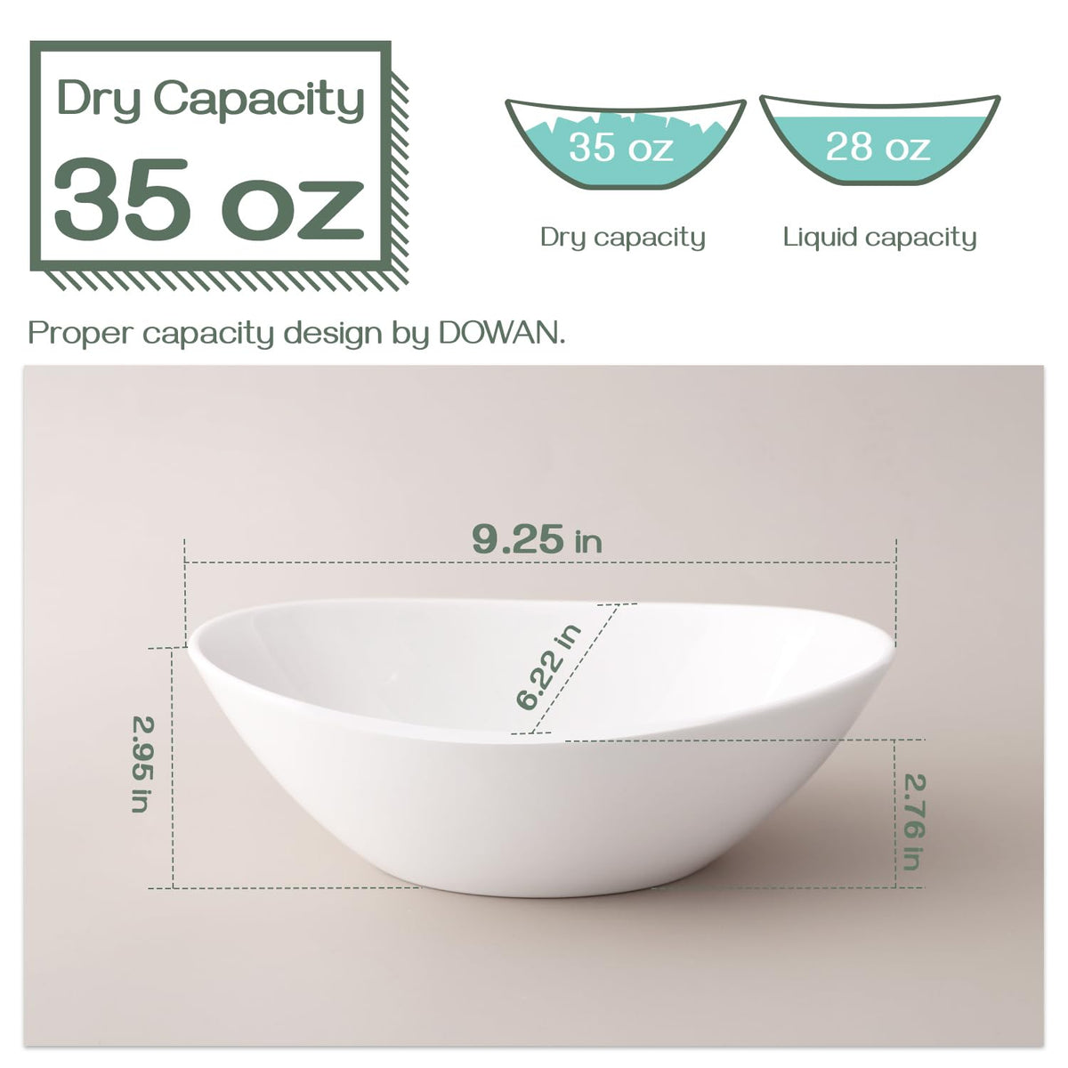 9.25" Oval Serving Bowls Set of 4 O308690