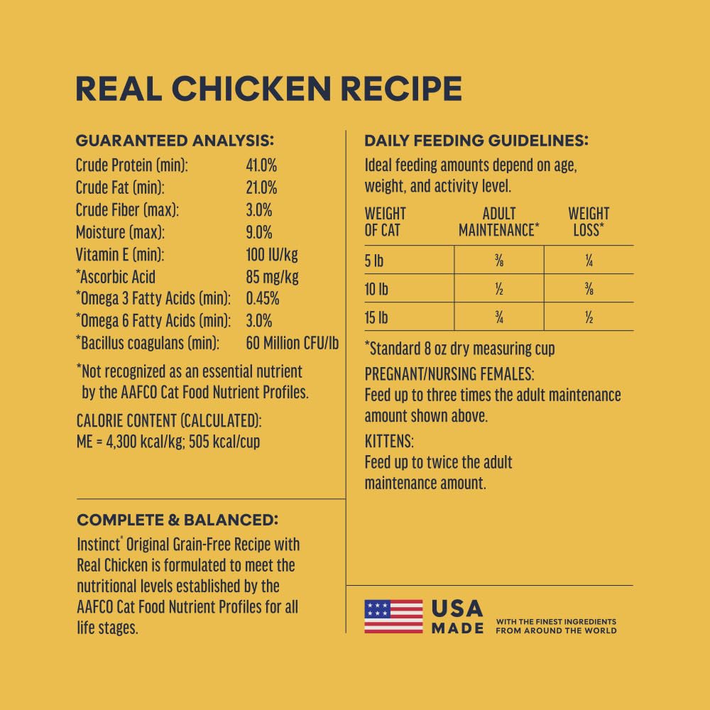 Chicken Dry Cat Food 5 lb. Bag A267527