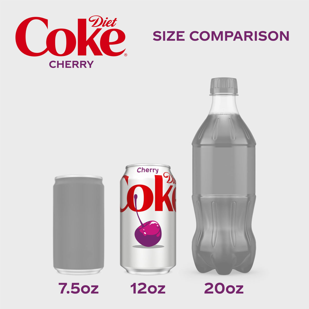 Cherry Soda Soft Drink, 12 fl oz, 12 Pack A53181