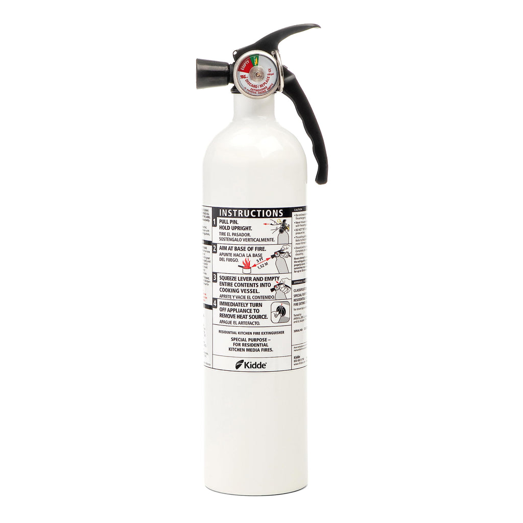 White 3.9 Lbs. Fire Extinguisher with Wall Mount I25083