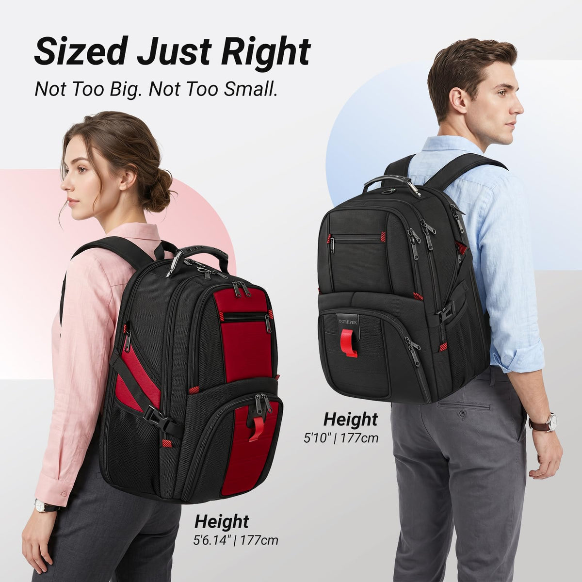 Large Heavy Duty Laptop Backpack M62811