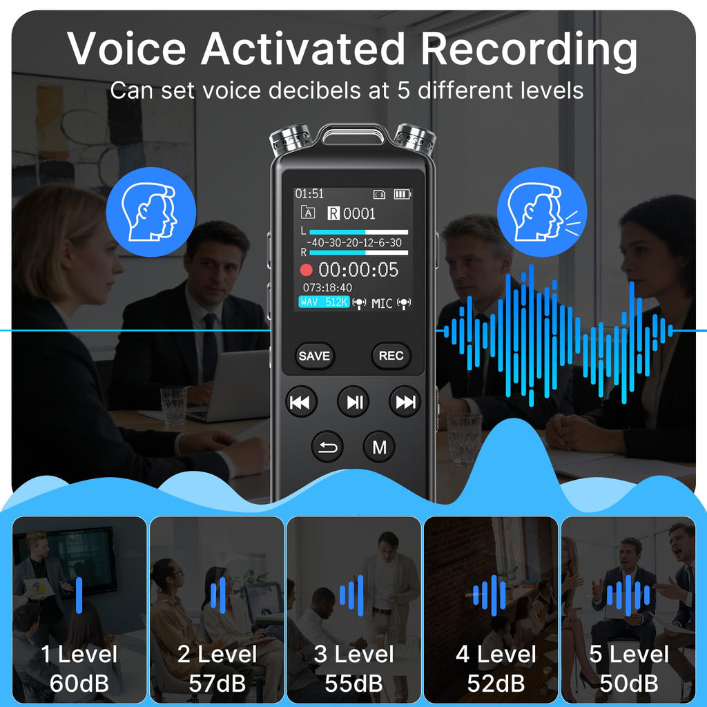 160GB Voice Recorder with Playback Z703