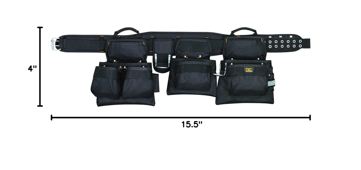 Black 18 Pocket Tool Belt L6116