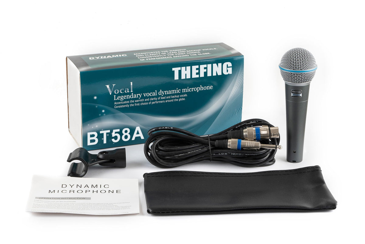 Wired Dynamic Handheld Karaoke Microphone with Audio Cable I11856