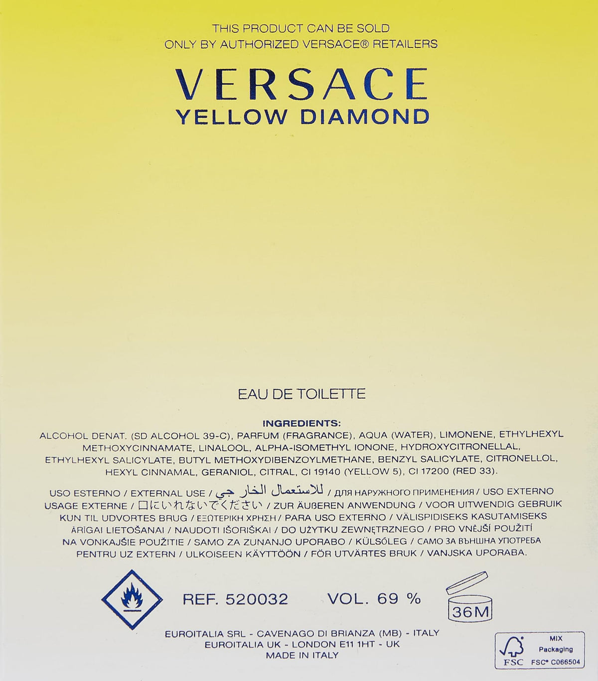 3.0 oz Eau de Toilette Spray V88036