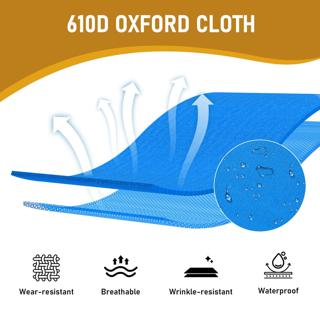 Folding Camping Cot with Carry Bag, Blue M449996