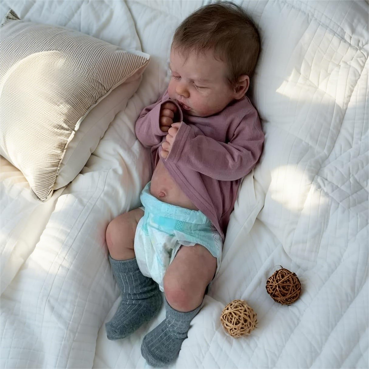 20 Inch Silicone Full Body Reborn Baby Doll H24772