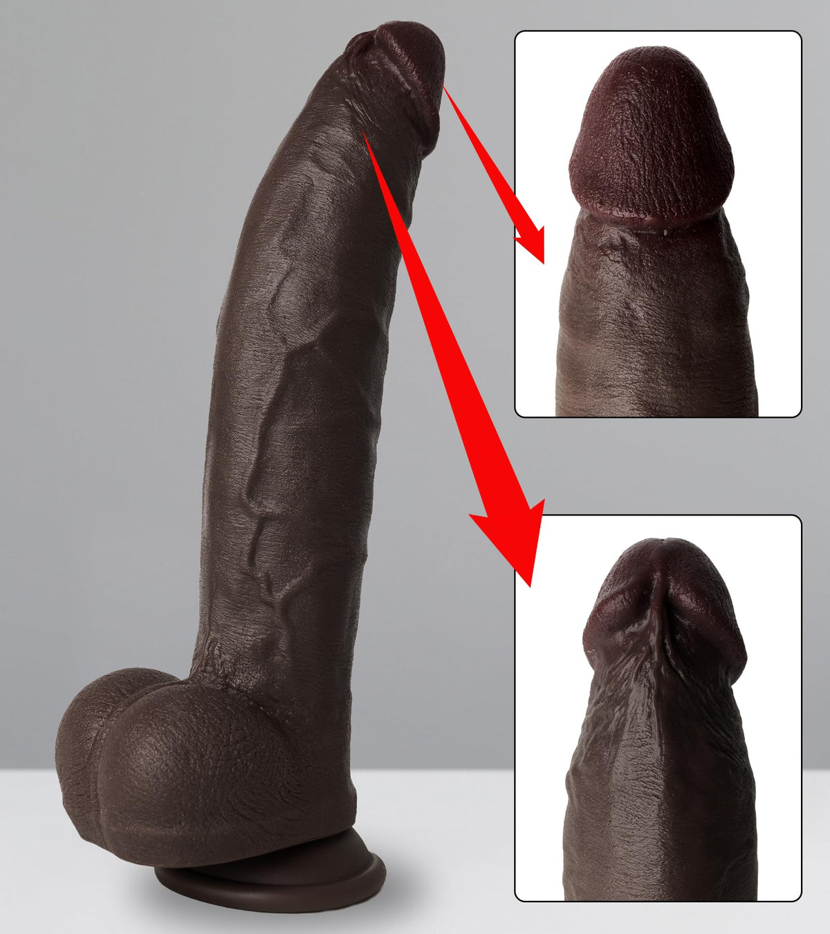 12" Huge Dildo H9826