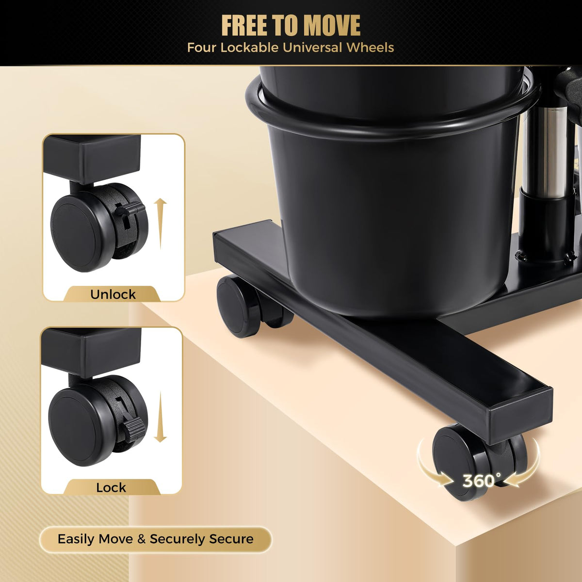 Portable Shampoo Bowl with Electric Pump and Drain Pipe (Black) W2683