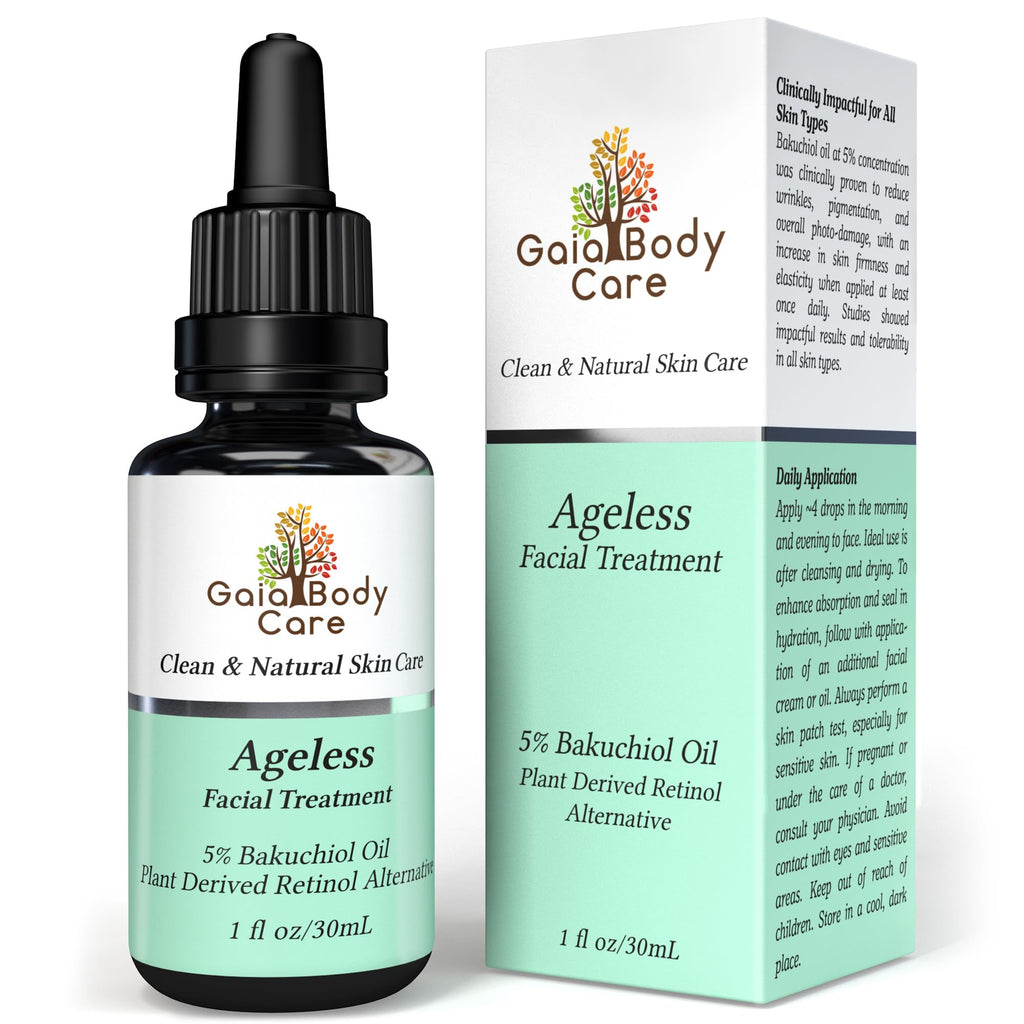 5% Bakuchiol Oil Organic Facial Oil 1oz Rose B259607