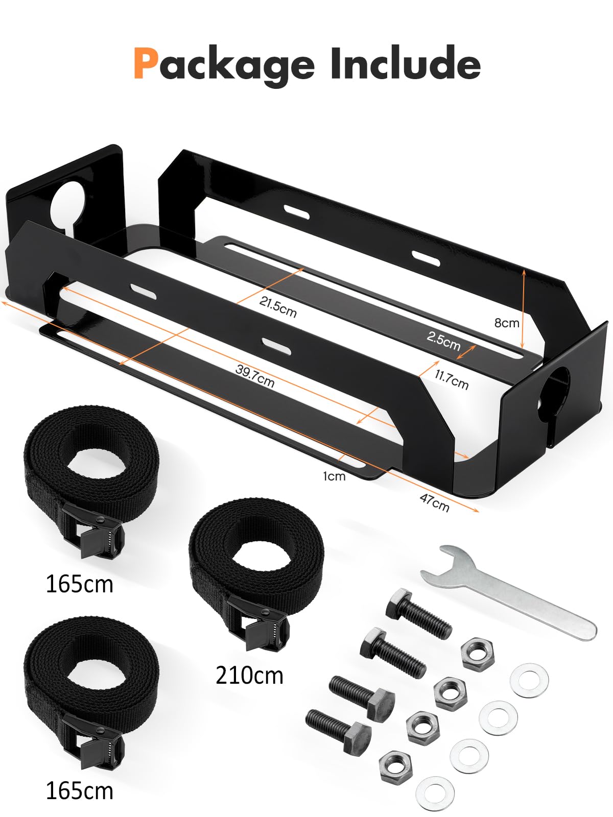 Heavy-Duty Jerry Can Holder with Webbed Strap M390536