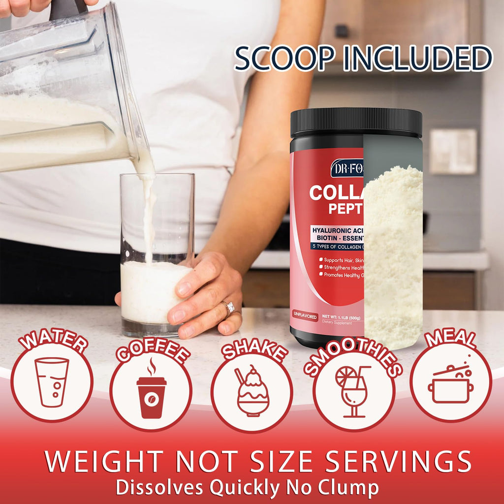 Multi Collagen Peptide Powder with Probiotics Q8943