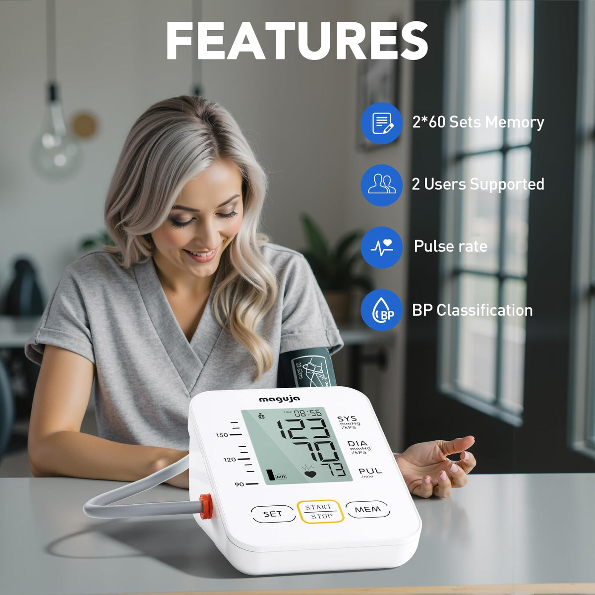 Blood Pressure Monitors with Large Cuff V25436