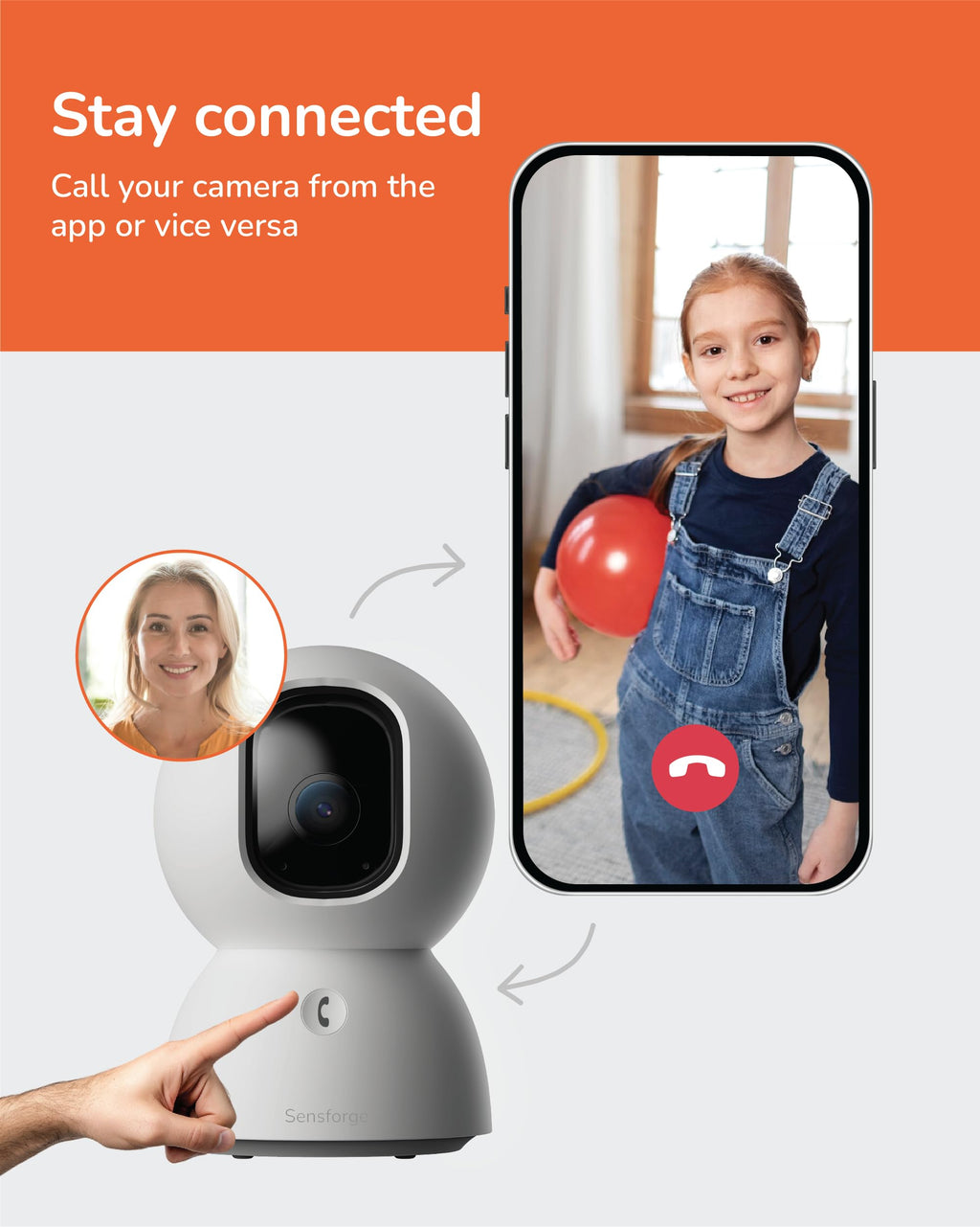 2.5K Indoor Pan-Tilt Security Camera M63889