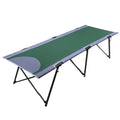 Green Folding Camping Cot with Carry Bag U676