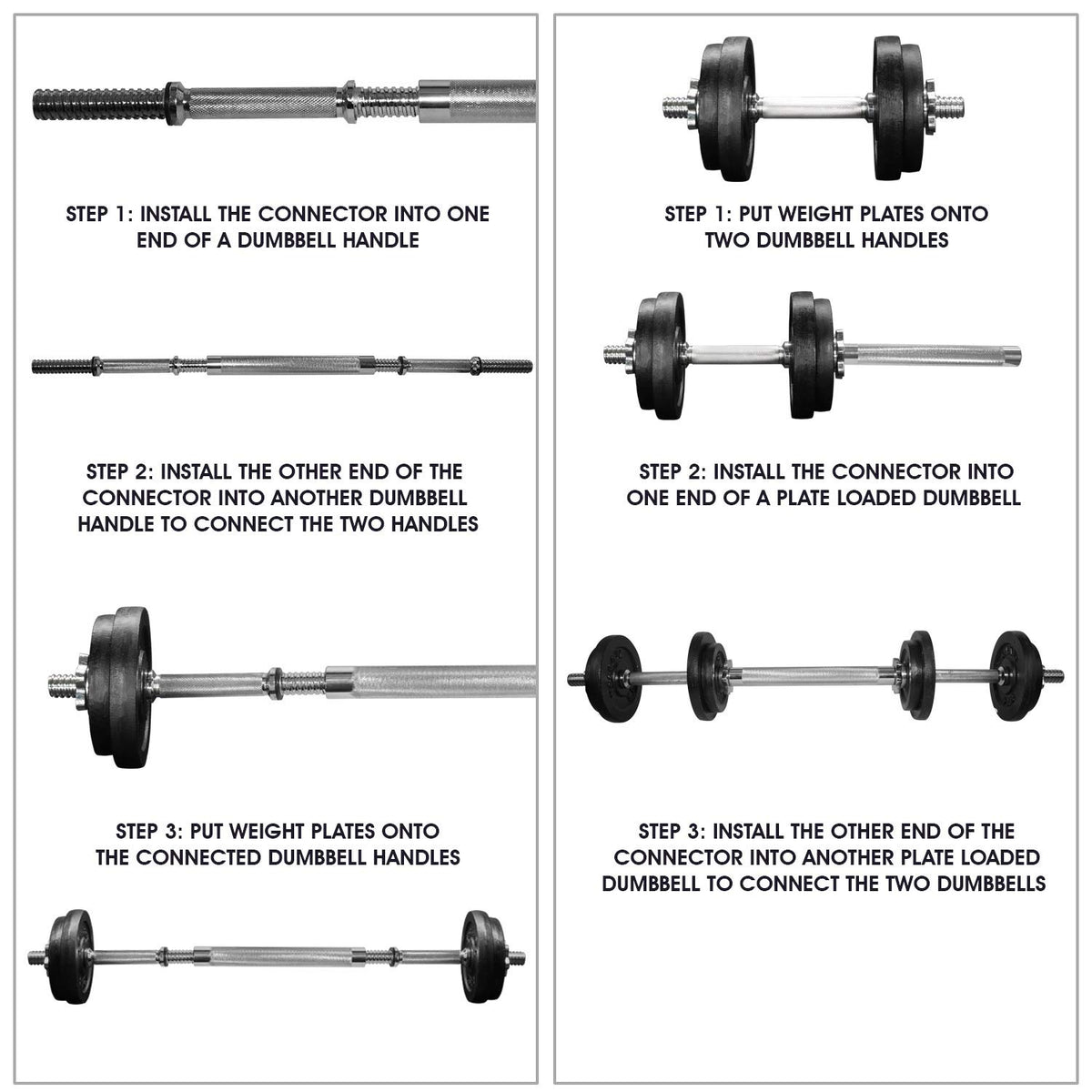 Adjustable Weights Dumbbells Set R4543