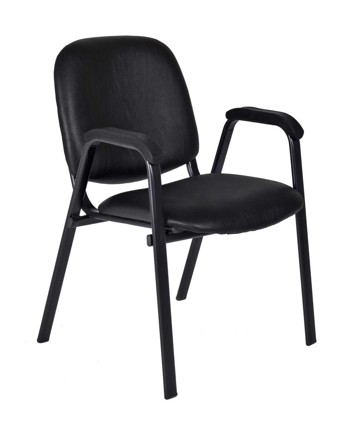 Vinyl Stacking Chair with Arms S73040